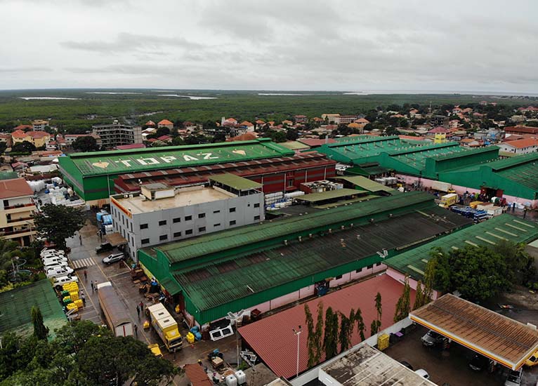 Topaz Multi Industries factory in Conakry Guinea